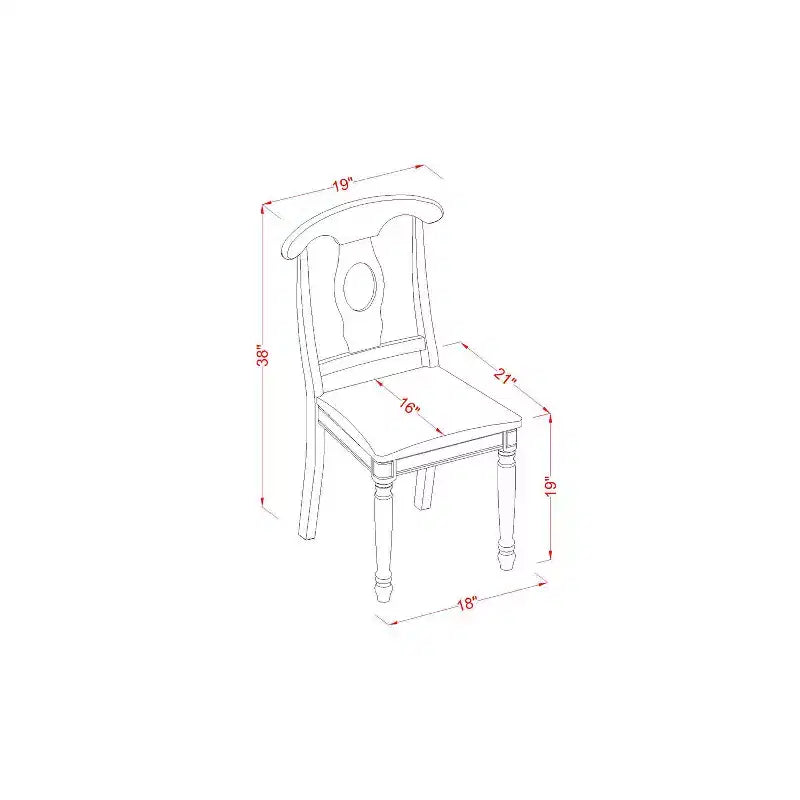 Set da pranzo in legno marrone e similpelle, tavolo rettangolare, 6 posti, 7 pezzi