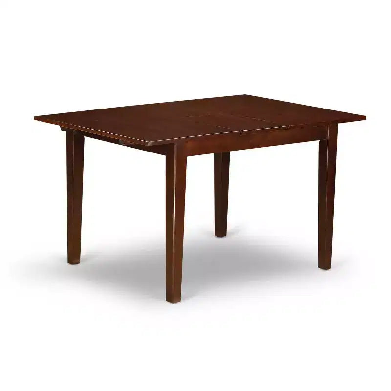 Set da pranzo rotondo in legno naturale, panca in similpelle, 4 posti, 5 pezzi