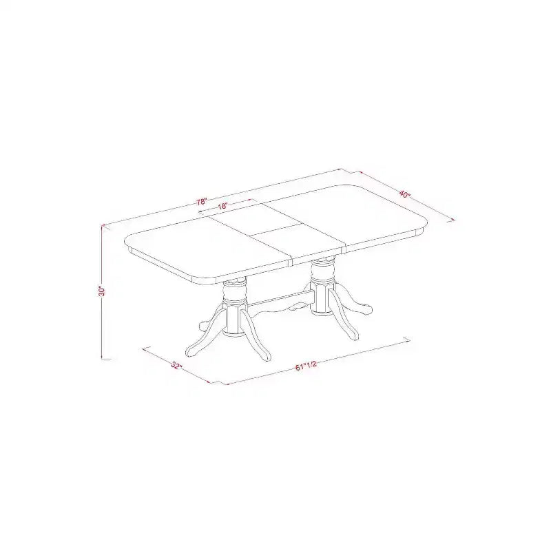 Set da pranzo rotondo a 8 posti in legno marrone e similpelle, 9 pezzi