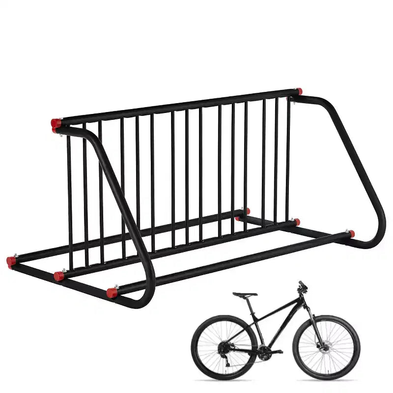 Commercial Floor Bike Rack Stand Heavy Duty,5/10 Bike Parking Rack,Steel Outdoor Bike Rack for Garages,Stores,Schools,Solid & Easy to Assemble